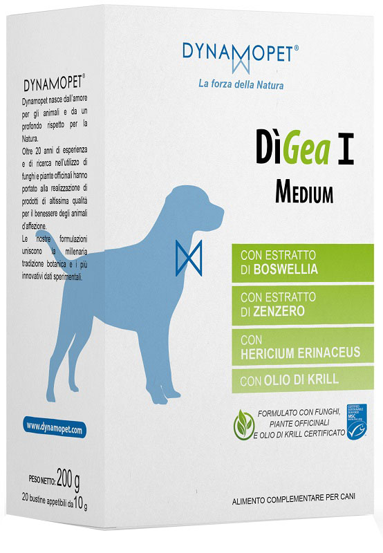 DIGEA I MEDIUM PER CANI 20 BUSTINE DA 10 G - Farmadott.it