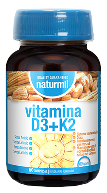 NATURMIL VITAMINA D3+K2 60 COMPRESSE - Farmadott.it