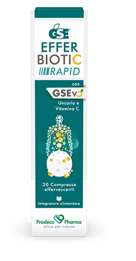 GSE EFFERBIOTIC RAPID 20 COMPRESSE - Farmadott.it
