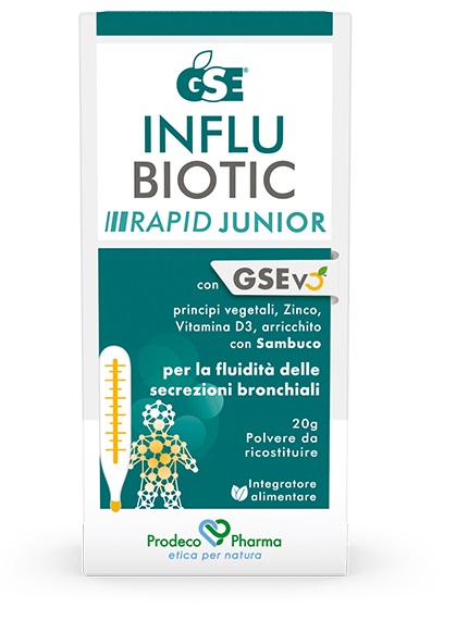 GSE INFLUBIOTIC RAPID JUNIOR 20 G - Farmadott.it