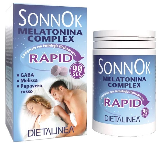 DIETALINEA SONNOK MELATONINA RAPID 60 COMPRESSE - Farmadott.it