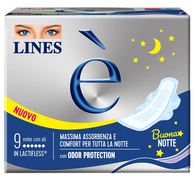 LINES E' NOTTE CARRY PACK 9 PEZZI - Farmadott.it
