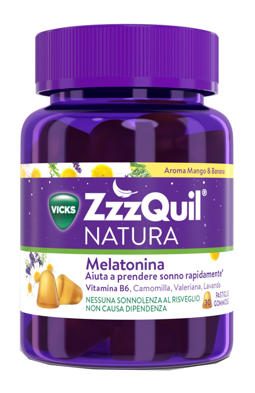 VICKS ZZZQUIL SONNO MANGO & BANANA 30 PASTIGLIE GOMMOSE - Farmadott.it