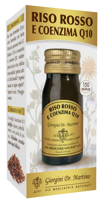 RISO ROSSO E COENZIMA Q10 30 G 150 PASTIGLIE - Farmadott.it