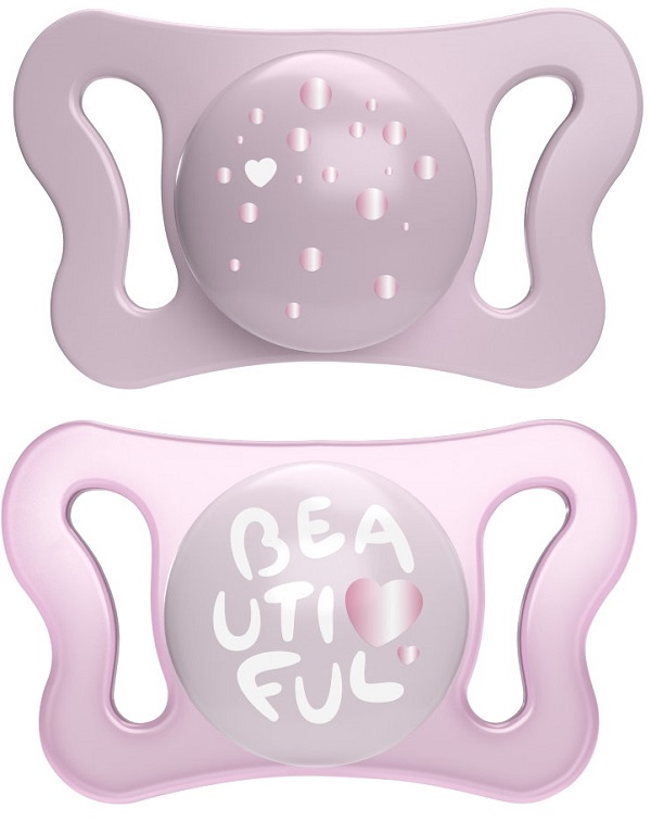 CHICCO SUCCHIETTO MICRO GIRL SILICONE 0-2M 2 PEZZI - Farmadott.it