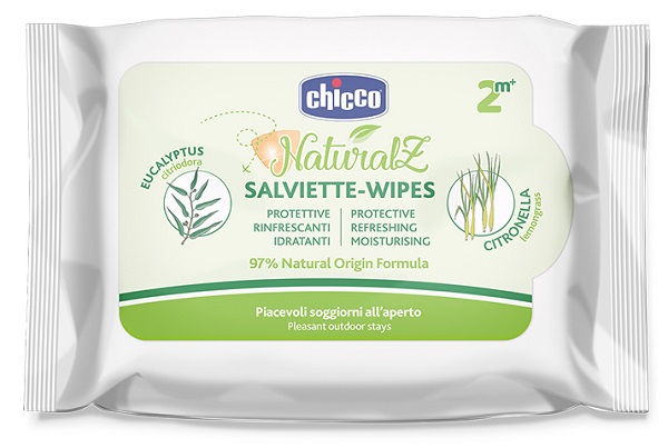 CHICCO ZANZA SALVIETTE NATURALE 20 PEZZI - Farmadott.it