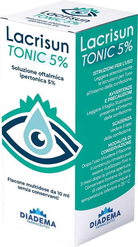 SOLUZIONE OFTALMICA IPERTONICA LACRISUN TONIC 5% 10 ML - Farmadott.it
