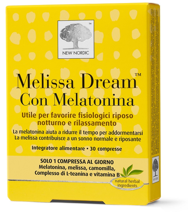 MELISSA DREAM CON MELATONINA 30 COMPRESSE - Farmadott.it
