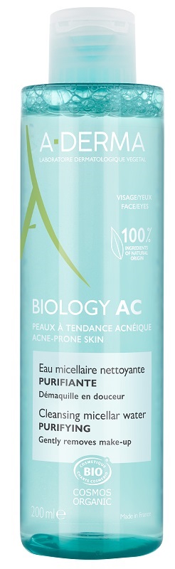 ADERMA BIOLOGY AC ACQUA MICELLARE DETERGENTE PURIFICANTE 200 ML - Farmadott.it