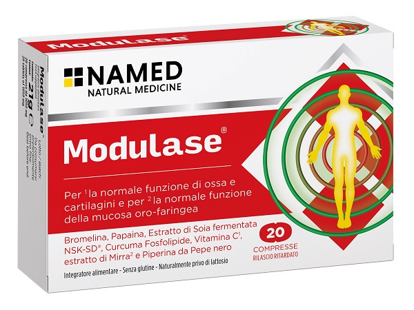 MODULASE 20 COMPRESSE RILASCIO RITARDATO SENZA GLUTINE NATURALMENTE PRIVO DI LATTOSIO - Farmadott.it