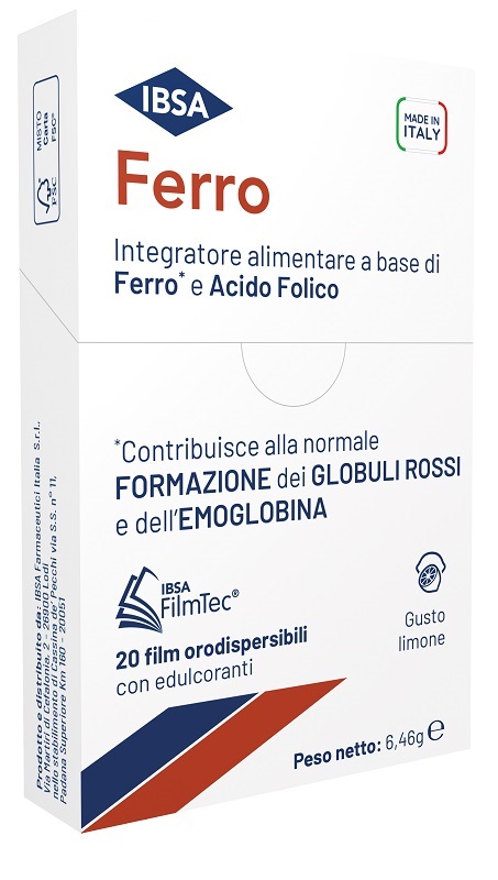 FERRO IBSA 20 FILM ORODISPERSIBILI - Farmadott.it