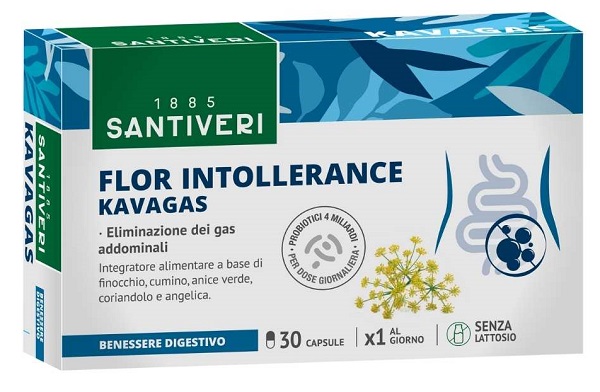 FLOR INTOLLERANCE KAVAGAS 30 CAPSULE - Farmadott.it