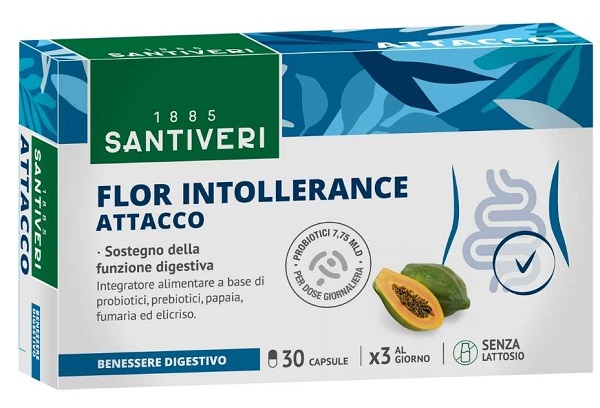 FLOR INTOLLERANCE ATTACCO 30 CAPSULE - Farmadott.it