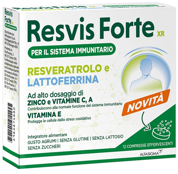 RESVIS FORTE XR 12 COMPRESSE EFFERVESCENTI - Farmadott.it