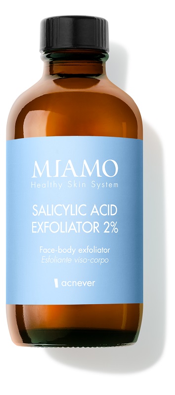 MIAMO MINI-SIZE MIAMO ACNEVER SALICYLIC ACID EXFOLIATOR 2% 20 ML - Farmadott.it