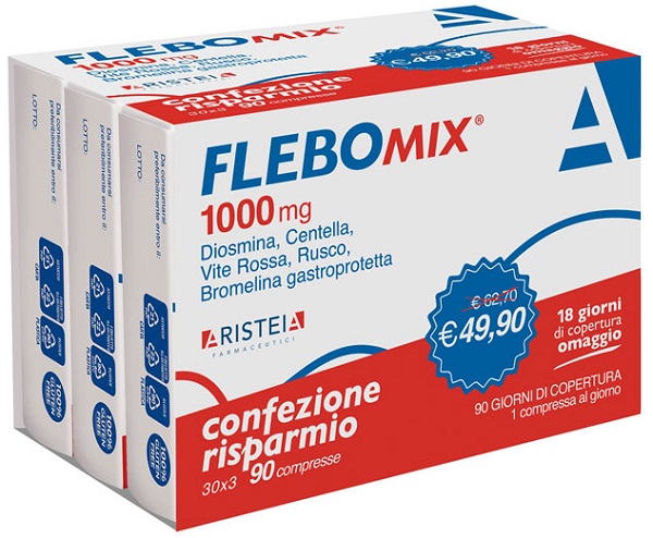 FLEBOMIX 1000 MG 90 COMPRESSE TRI-PACK - Farmadott.it
