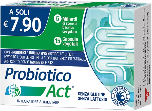 PROBIOTICO ACT 15 CAPSULE VEGETALI - Farmadott.it