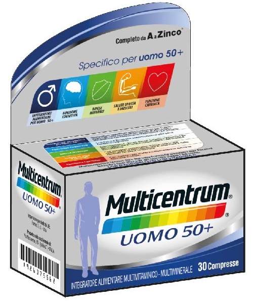 MULTICENTRUM UOMO 50+ 30 COMPRESSE - Farmadott.it