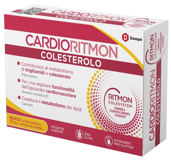 CARDIORITMON COLESTEROLO 30 CAPSULE - Farmadott.it