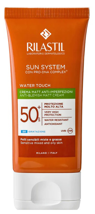 RILASTIL SUN SYSTEM WATER TOUCH FLUIDO SPF50+ 50 ML NUOVA FORMULAZIONE - Farmadott.it