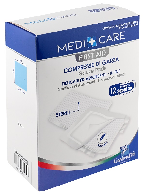 GARZA MEDICARE TNT 36X40 CM 12 PEZZI - Farmadott.it