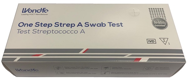 TEST AUTODIAGNOSTICO ONE STEP STREP A RILEVAZIONE QUALITATIVA ANTIGENI STREPTOCOCCO A IN TAMPONE FARINGEO 1 PEZZO - Farmadott.it