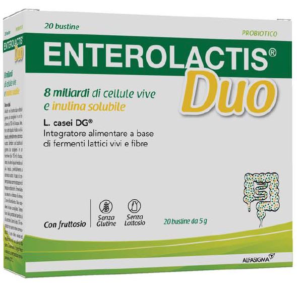 ENTEROLACTIS DUO INULINA 20 BUSTINE 5 G - Farmadott.it