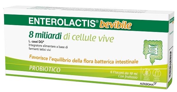 ENTEROLACTIS BEVIBILE 6 FLACONCINI X 10 ML - Farmadott.it