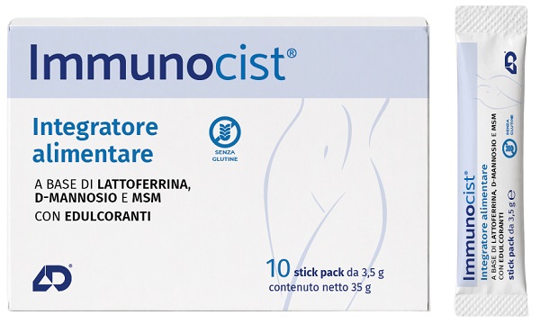 IMMUNOCIST 10 STICK PACK DA 3,5 G CON EDULCORANTI SENZA GLUTINE - Farmadott.it