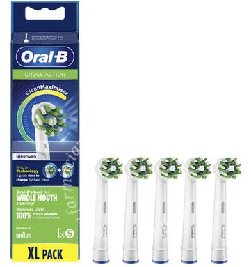 ORALB POWER REFILL EB50 CROSSACTION 5 PEZZI - Farmadott.it