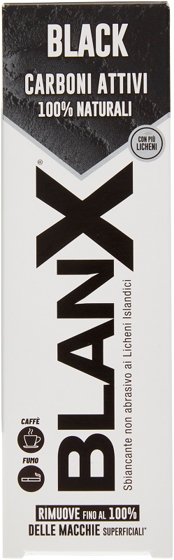 BLANX BLACK CARBONE DENTIFRICIO 75 ML - Farmadott.it
