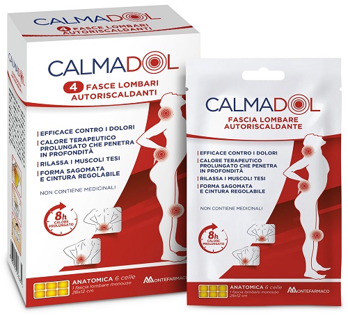 FASCIA LOMBARE CALMADOL 4 PEZZI - Farmadott.it