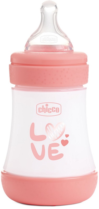 CHICCO BIBERON P5 150ML SLOW SILICONE GIRL - Farmadott.it