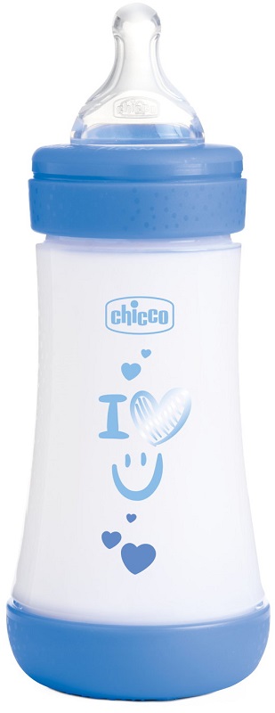 CHICCO BIBERON P5 240ML MED SILICONE BOY - Farmadott.it