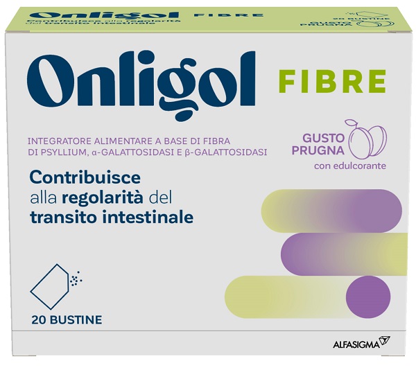 ONLIGOL FIBRE PRUGNA 20 BUSTINE - Farmadott.it