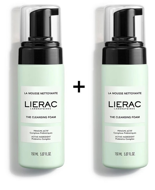 LIERAC DUO MOUSSE STRUCCANTE 150 ML 2 CONFEZIONI - Farmadott.it