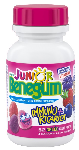 BENEGUM J IMMUNO + RICARICA FRUTTI ROSSI 156 G - Farmadott.it
