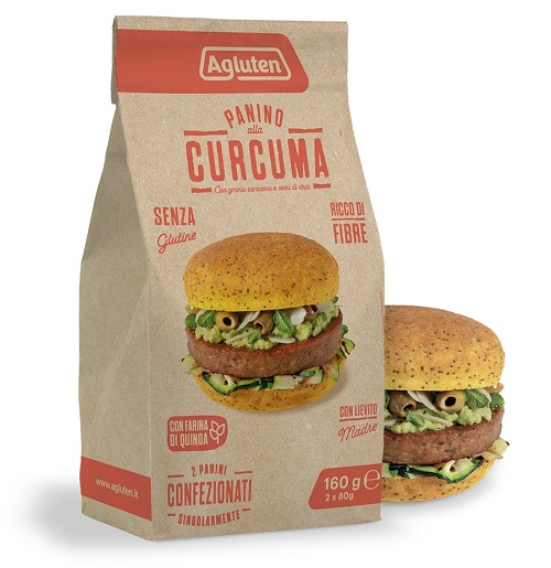 AGLUTEN PANINO CURCUMA 160 G - Farmadott.it