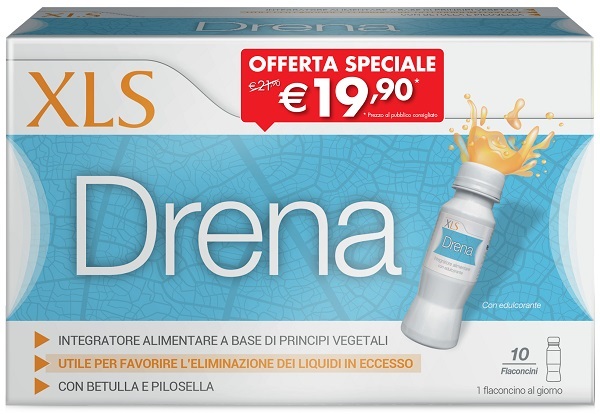 XLS DRENA 10 FLACONI DA 70 ML TAGLIO PREZZO - Farmadott.it