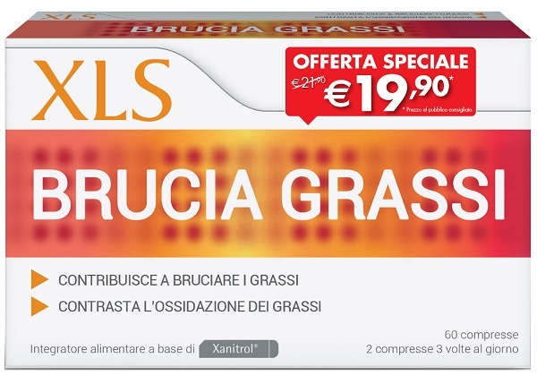 XLS BRUCIA GRASSI 60 COMPRESSE TAGLIO PREZZO - Farmadott.it