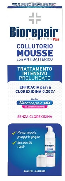 BIOREPAIR PLUS COLLUTORIO MOUSSE ANTIBATTERICO ABX 200 ML - Farmadott.it
