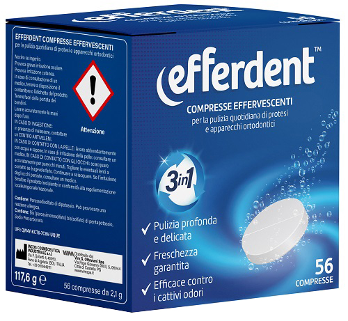 EFFERDENT 56 COMPRESSE EFFERVESCENTI - Farmadott.it