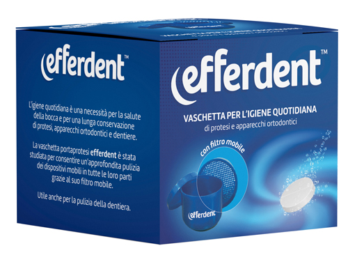 EFFERDENT VASCHETTA PORTAPROTESI - Farmadott.it