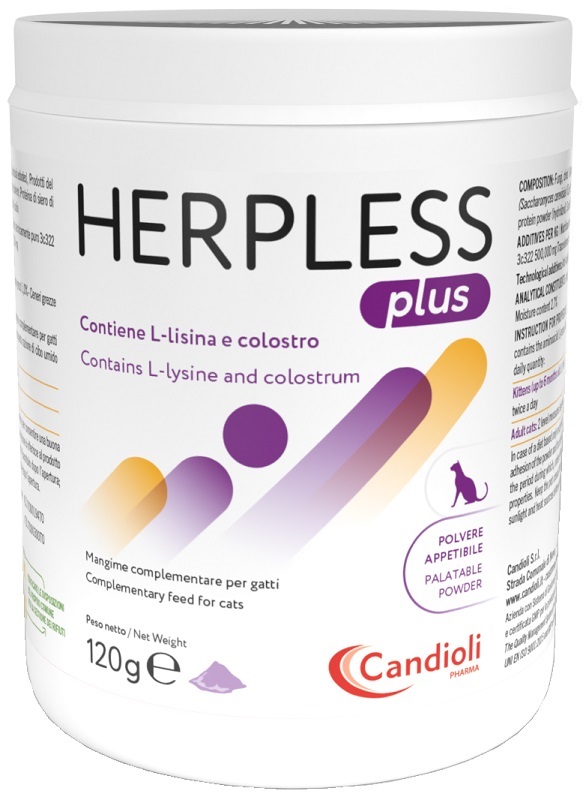 HERPLESS PLUS POLVERE 120 G - Farmadott.it