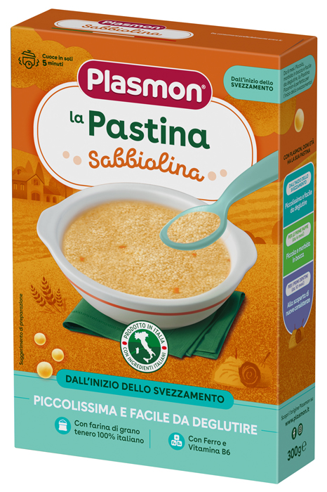 PLASMON PASTA SABBIOLINA 300 G - Farmadott.it