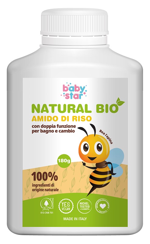 BABYSTAR AMIDO DI RISO NATURAL BIO 180 G - Farmadott.it
