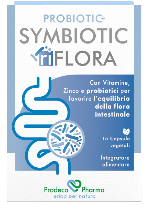 PROBIOTIC+ SYMBIOTIC RIFLORA 15 CAPSULE - Farmadott.it