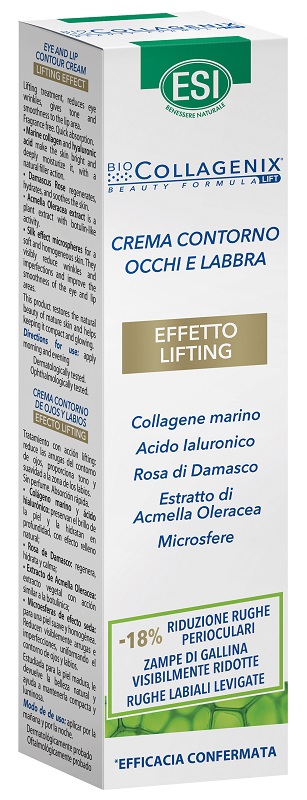 ESI BIOCOLLAGENIX CREMA CONTORNO OCCHI LABBRA EFFETTO LIFTING 15 ML - Farmadott.it