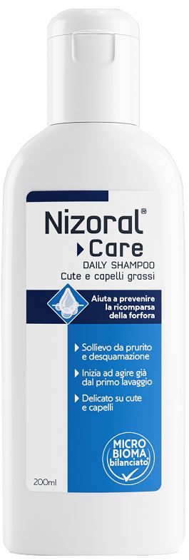 NIZORAL CARE DAILY SHAMPOO CUTE & CAPELLI GRASSI 200 ML - Farmadott.it