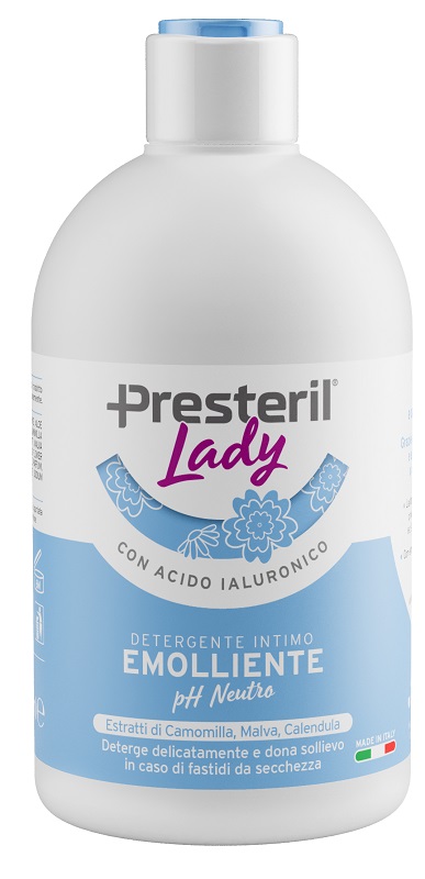 LADY PRESTERIL DETERGENTE INTIMO EMOLLIENTE/PH NEUTRO 250 M L - Farmadott.it